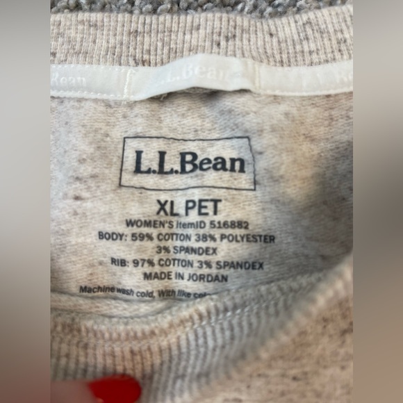LL Bean tunic sweat shirt - Picture 3 of 5